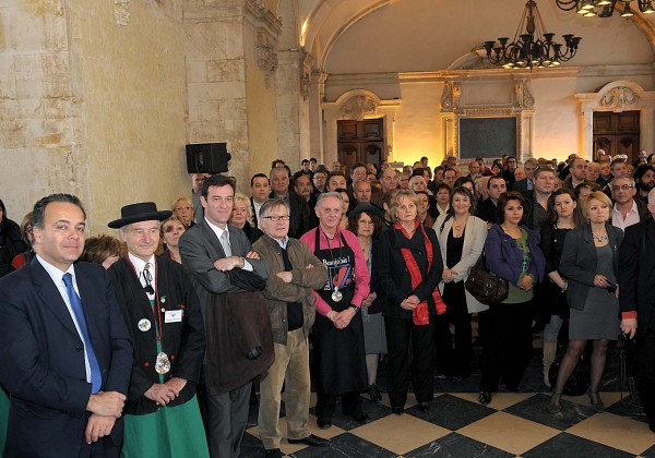 Denis Broliquier (Maire de Lyon 2è) et Michel Havard (Député du Rhône) au premier rang !